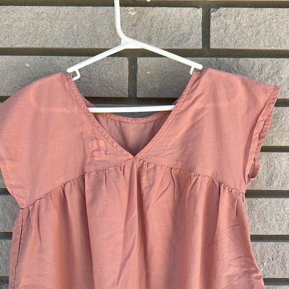 GAP Blush Colour Eyelet Blouse/Tunic M (8) - Picture 6 of 7